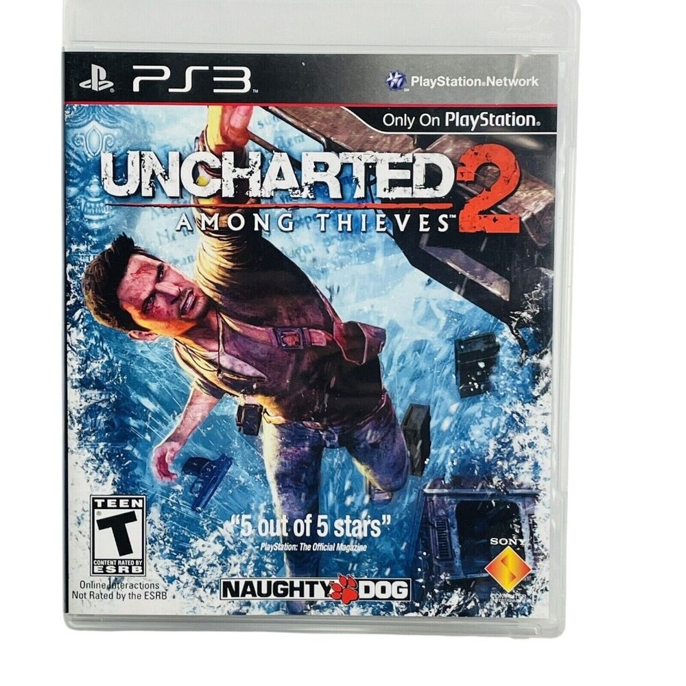 Uncharted 2: Among Thieves Game Sony PlayStation 3 PS3 Rated Teen Tested